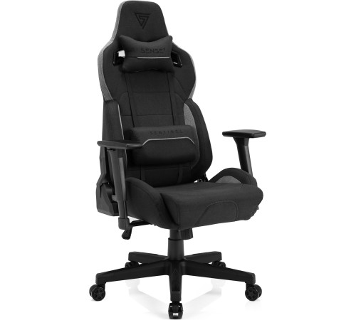 Ігрове крісло з тканини SENSE7 Sentinel, чорно-сірий Ігрове крісло з тканини SENSE7 Sentinel, чорно-сірий