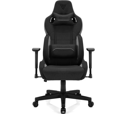 Ігрове крісло з тканини SENSE7 Sentinel, чорно-сірий Ігрове крісло з тканини SENSE7 Sentinel, чорно-сірий
