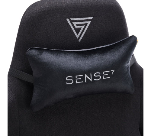 Ігрове крісло SENSE7 Spellcaster XL Senshi, чорна тканина Ігрове крісло SENSE7 Spellcaster XL Senshi, чорна тканина
