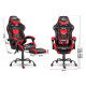 Крісло ігрове Sofotel Cerber чорно-червоне