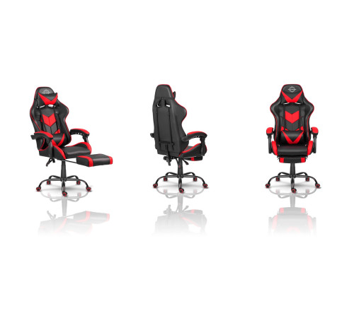 Крісло ігрове Sofotel Cerber чорно-червоне