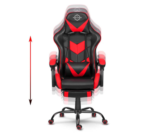 Крісло ігрове Sofotel Cerber чорно-червоне
