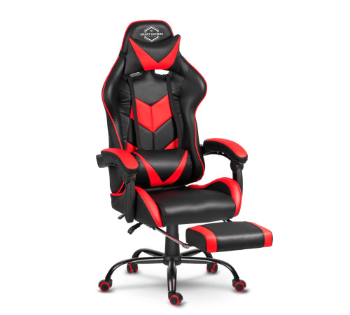 Крісло ігрове Sofotel Cerber чорно-червоне
