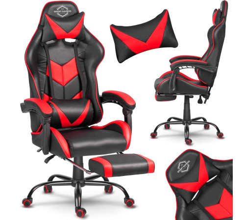 Крісло ігрове Sofotel Cerber чорно-червоне