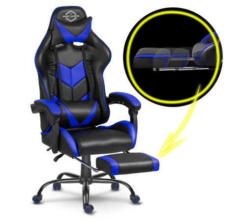 Крісло ігрове Sofotel Cerber чорно-синє