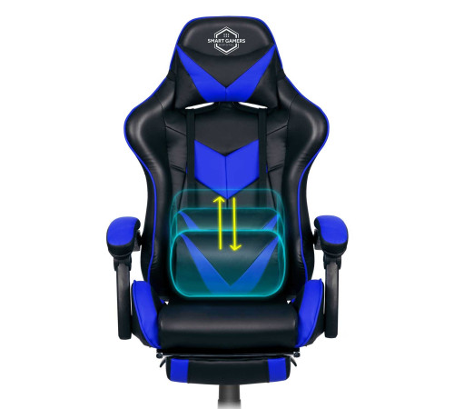 Крісло ігрове Sofotel Cerber чорно-синє