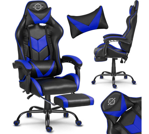 Крісло ігрове Sofotel Cerber чорно-синє