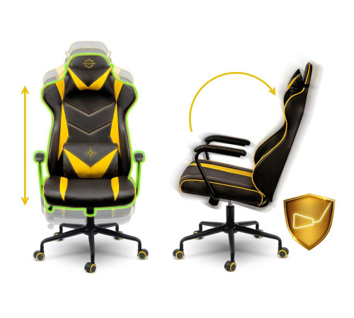 Крісло ігрове Sofotel Blitzcrank 2592 жовте