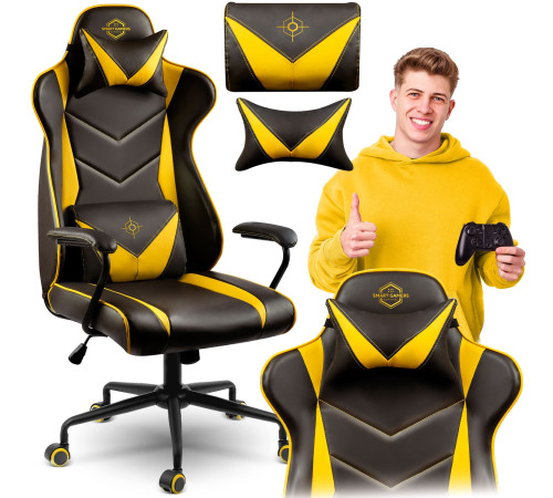 Крісло ігрове Sofotel Blitzcrank 2592 жовте