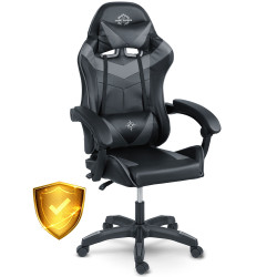 Крісло ігрове Sofotel Draknor чорно-сіре