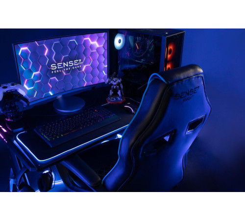 Ігрове крісло SENSE7 Knight, чорний Ігрове крісло SENSE7 Knight, чорний