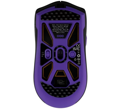 Миша ігрова бездротова Proove Gaming Rate Special Edition чорно-фіолетова