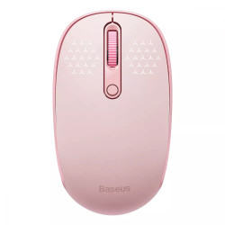 Миша бездротова Baseus F01B Tri-Mode рожева