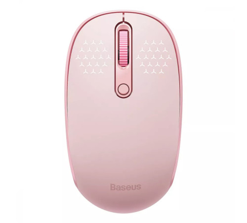 Миша бездротова Baseus F01B Tri-Mode рожева