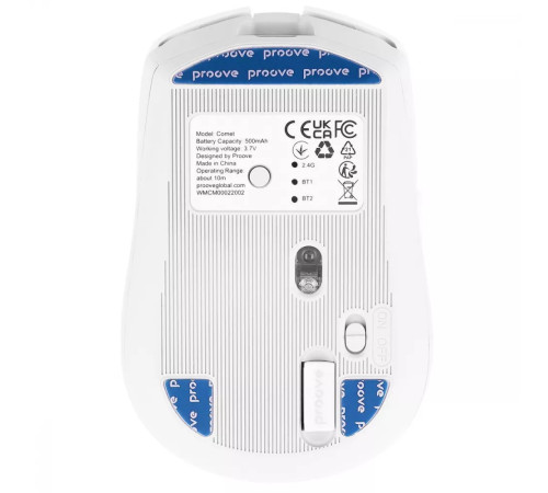 Миша бездротова Proove Comet біла