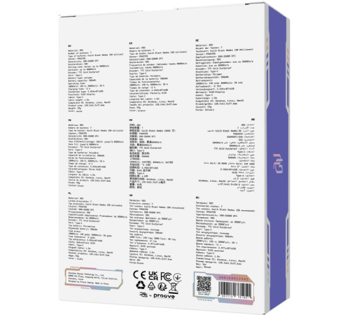 Миша ігрова бездротова Proove Gaming Jester 8K білий