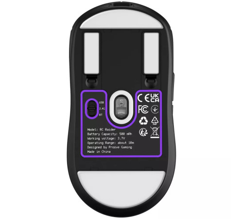 Миша ігрова бездротова Proove Gaming RC Raider 8K чорна