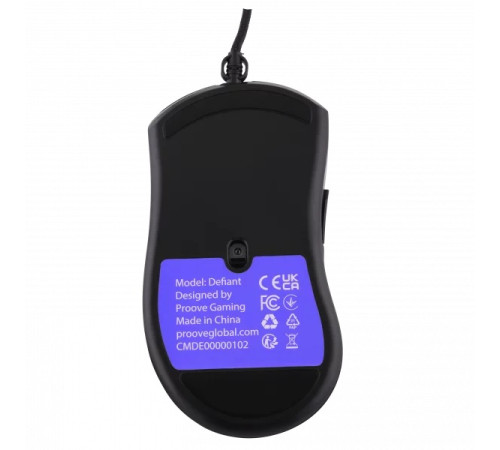 Миша ігрова дротова Proove Gaming Defiant біла