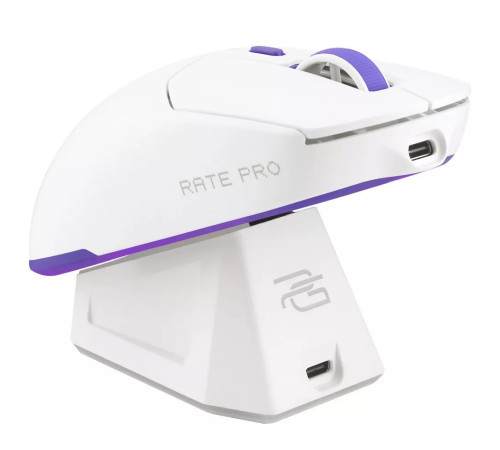 Миша ігрова бездротова із док-станцією Proove Gaming Rate Pro біла