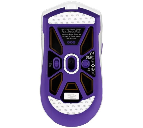 Миша ігрова бездротова Proove Gaming Rate Special Edition біло-фіолетова