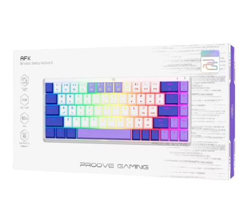 Клавіатура ігрова бездротова Proove Gaming AFK біла