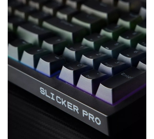 Клавіатура ігрова бездротова Proove Gaming Slicker Pro чорна