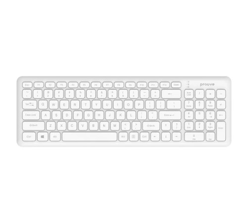 Клавіатура бездротова Proove Classic Code біла