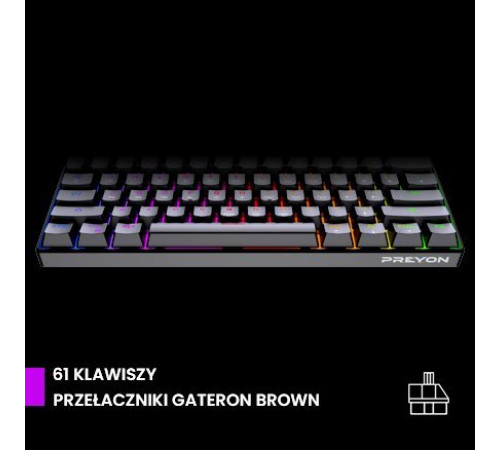 Клавіатура Preyon Brown All Claw Клавіатура Preyon Brown All Claw