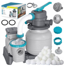 Насос з піщаним фільтром Bestway 58497 6056 л/год та фільтруючими кульками