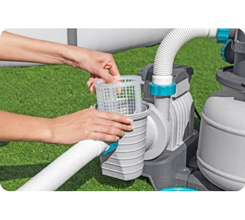 Насос з піщаним фільтром Bestway 58497 6056 л/год та фільтруючими кульками