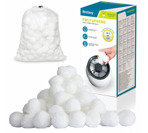 Насос з піщаним фільтром Bestway 58515 3596 л/год та фільтруючими кульками