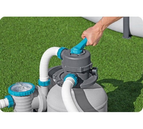 Насос з піщаним фільтром Bestway 58499 8327 л/год та фільтрувальними кульками