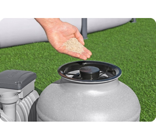 Насос з піщаним фільтром Bestway 58499 8327 л/год та фільтрувальними кульками