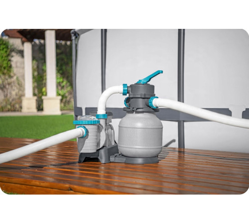 Насос з піщаним фільтром Bestway 58497 6056 л/год та мультифункціональні таблетки