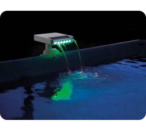 Водоспад для басейну Intex 28090 з LED підсвіткою