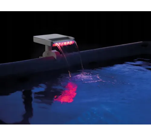 Водоспад для басейну Intex 28090 з LED підсвіткою