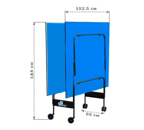 Тенісний стіл GSI-sport Athletic Light, синій