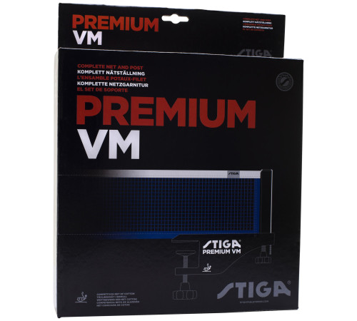 Сітка для тенісного столу Stiga Premium VM ITTF 639500 Сітка для тенісного столу Stiga Premium VM ITTF 639500