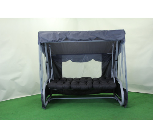 Садова гойдалка GreenGard Толедо, коричнево-сіра