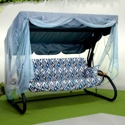 Садова гойдалка GreenGard 040 Ясмін, сіро-синя