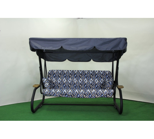 Садова гойдалка GreenGard Ясмін, сіро-синя