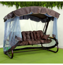 Садова гойдалка GreenGard Аланія, коричнева