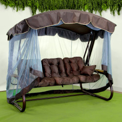 Садова гойдалка GreenGard 061 Аланія, коричнева