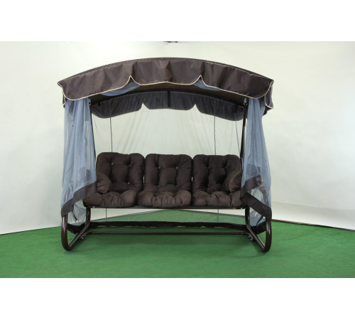 Садова гойдалка GreenGard Аланія, коричнева