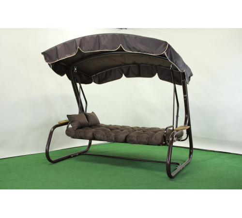 Садова гойдалка GreenGard Аланія, коричнева