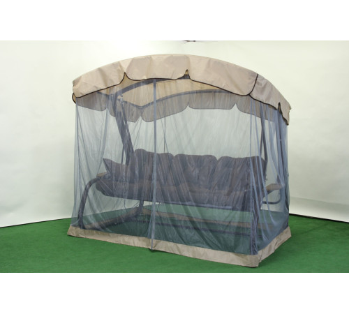 Садова гойдалка GreenGard 059 Аланія, коричнево-бежева