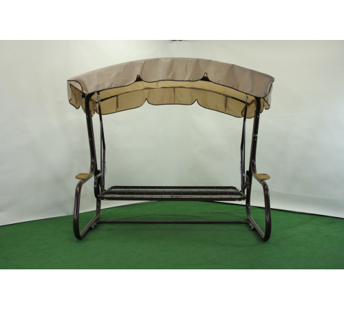 Садова гойдалка GreenGard 059 Аланія, коричнево-бежева