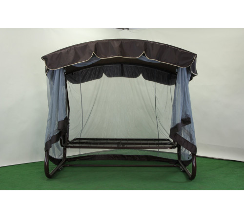 Садова гойдалка GreenGard Аланія Air, коричнево-бежева