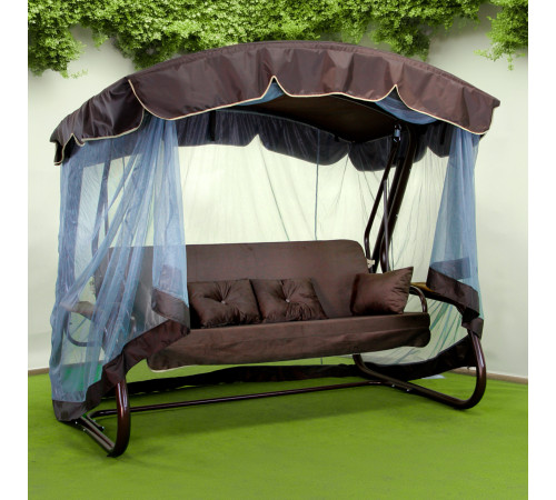 Садова гойдалка GreenGard Аланія Solo, коричнева