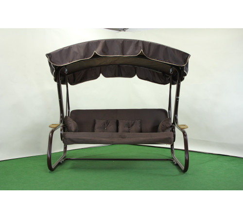 Садова гойдалка GreenGard Аланія Solo, коричнева